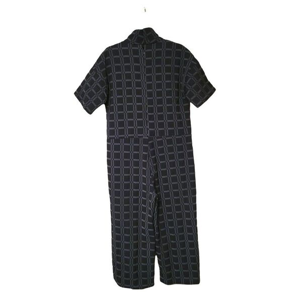 ASOS Womens Pantsuit Blue 6 Romper Cold Weather High Neck Pants - Picture 5 of 9